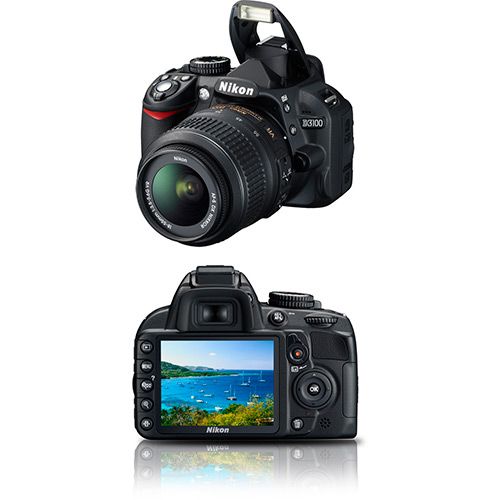 Câmera Digital DSLR D3100 (14.8MP) Lente Nikkor